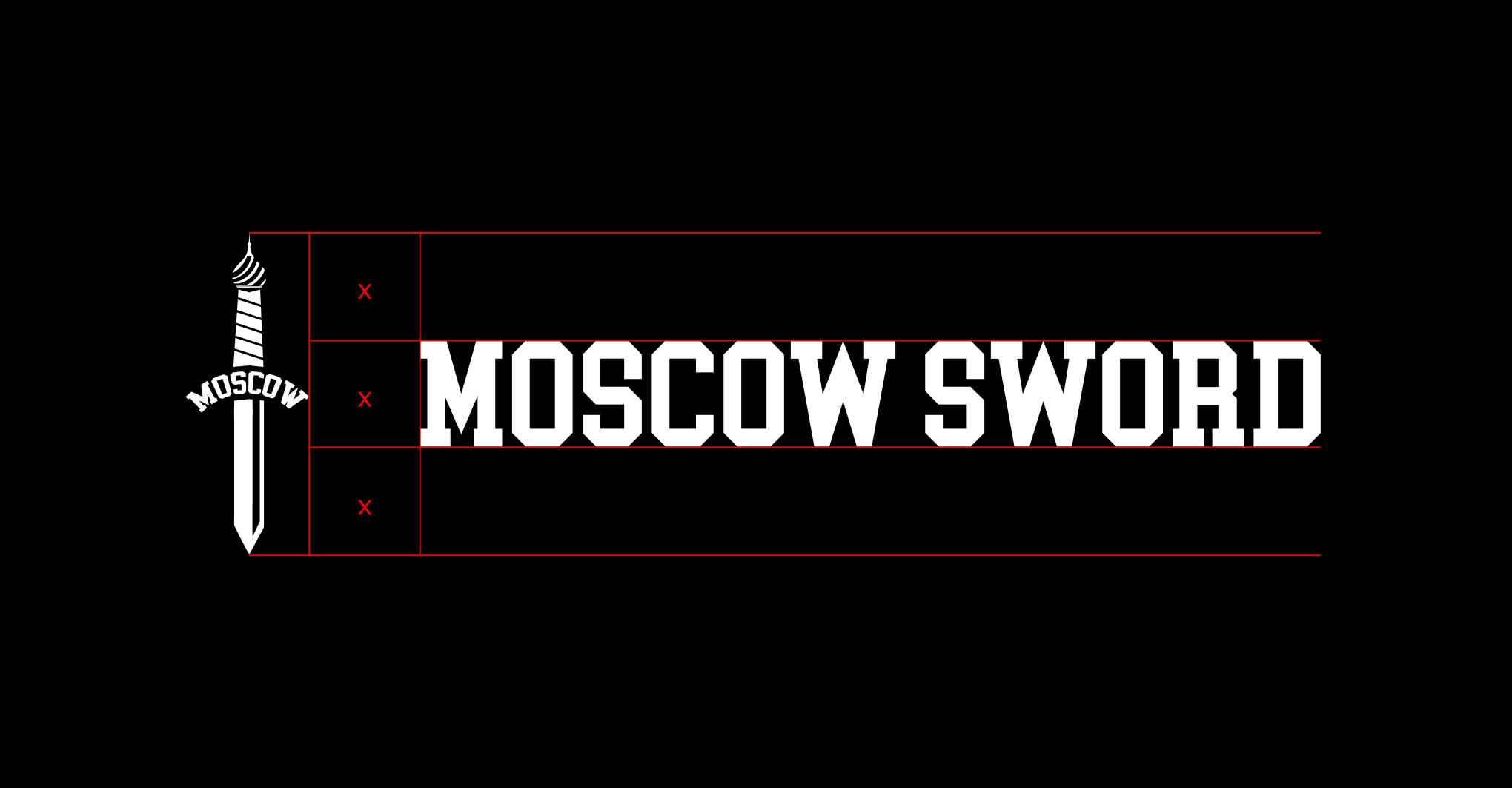 Построение знака: локап с разметкой
