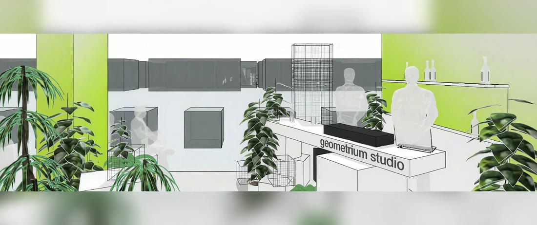 GEOMETRIUM, LED-пилон на АРХ Москва 2024